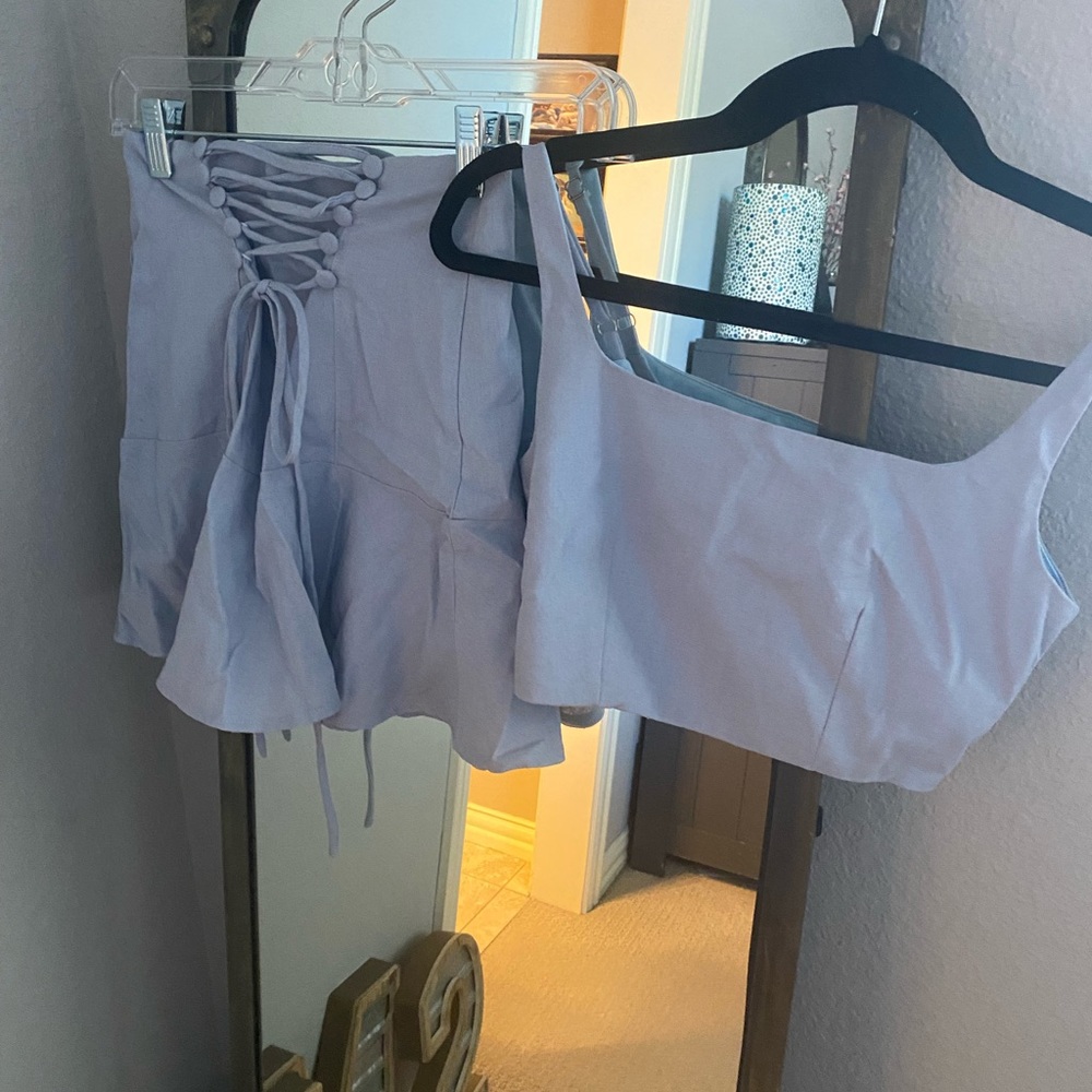 Princess polly light blue set